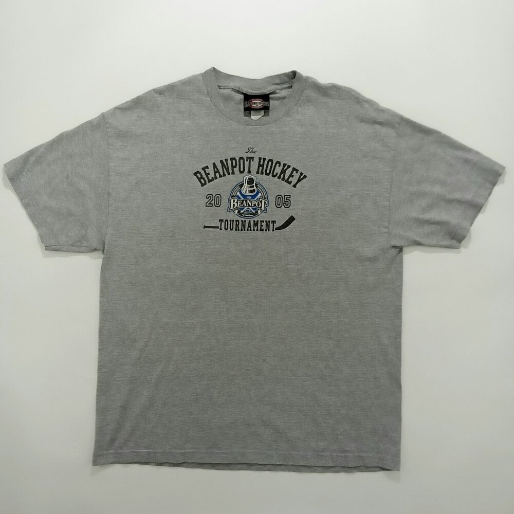 Vintage Y2K Beanpot Hockey Tournament T Shirt Men's Size:XL